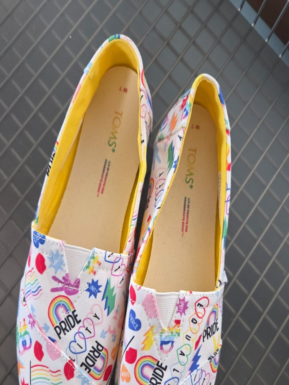 TOMS Alpargata Unity Print Pride Shoes Women's 7